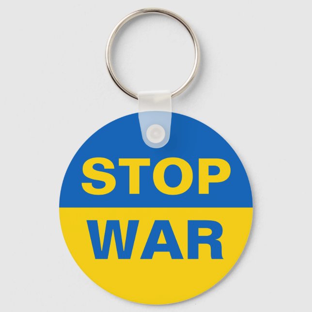 Llavero Ucrania: Detener la guerra (Anverso)