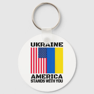 Llavero Ucrania Estados Unidos Está Contigo Apoyo American