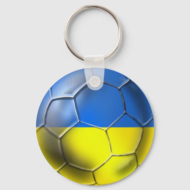 Llavero Ucrania Eurocopa 2012 y Brasil 2014 (Anverso)