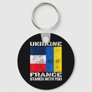 Llavero Ucrania Francia Está Contigo Bandera De Apoyo Fran