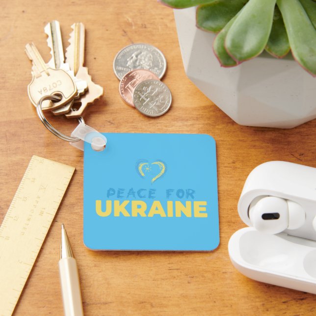 Llavero Ucrania inspira el color de la bandera ucraniana (Escritorio )