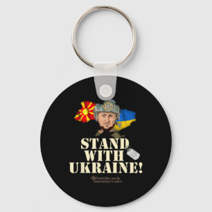 Llavero Ucrania Macedonia del Norte Zelensky Apoya a Ucran
