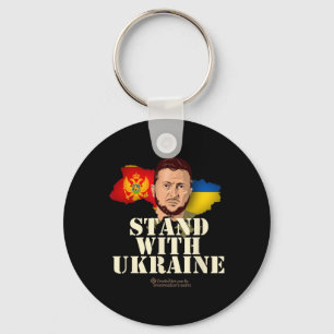 Llavero Ucrania Montenegro Volodymyr Zelensky Apoya a U