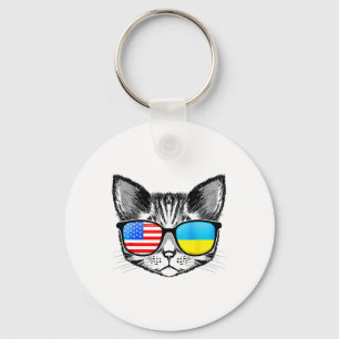 Llavero Ucrania Nosotros Bandera Raíces Gato Ucraniano Ame