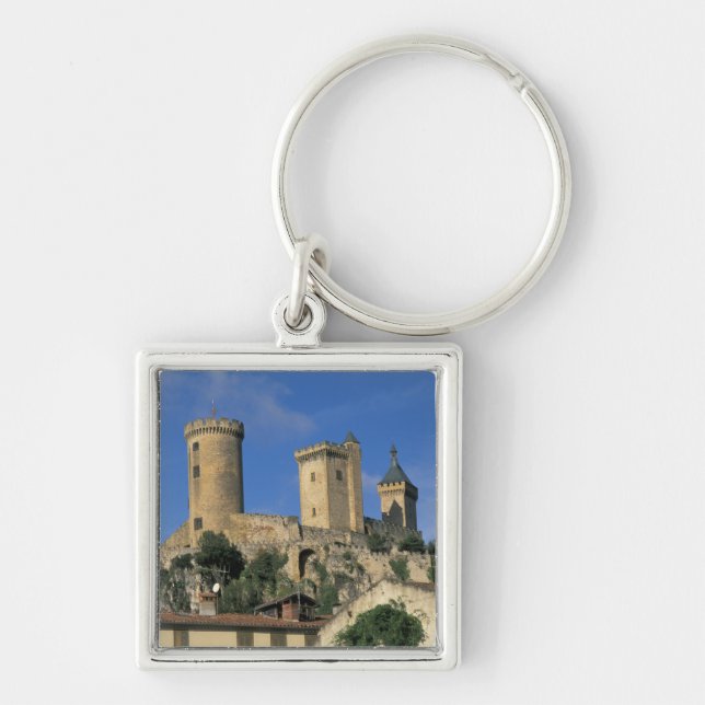 Llavero UE, Francia, Foix, Ariege, Pirineos. Castillo (Frente)