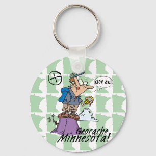 Llavero ¡Uff da! Keychain de Minnesota Cacher #1