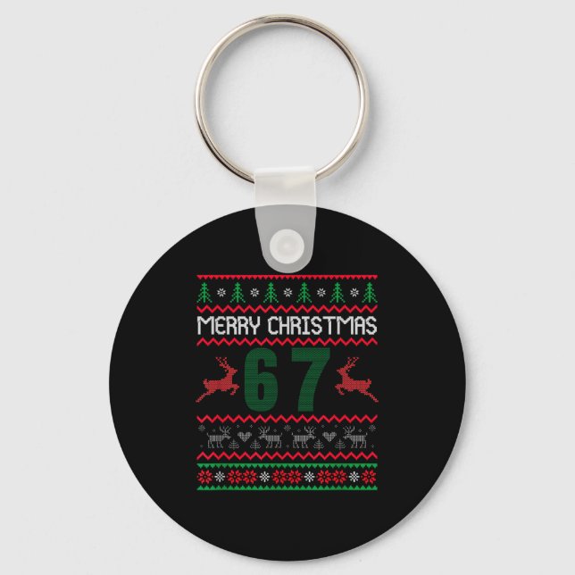 Llavero Ugly Christmas Sweater 67 Design  (Anverso)