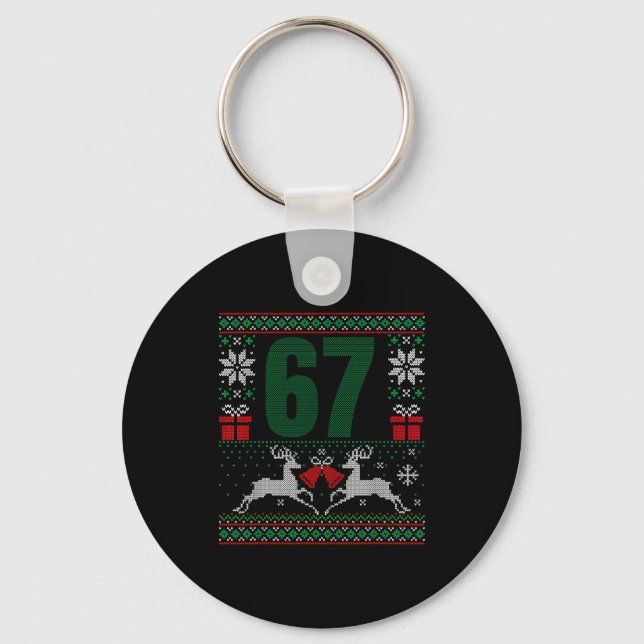 Llavero Ugly Christmas Sweater 67 Design  (Anverso)