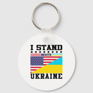 Llavero Ukraine American Pride Vintage Retro Ukrainian Fla