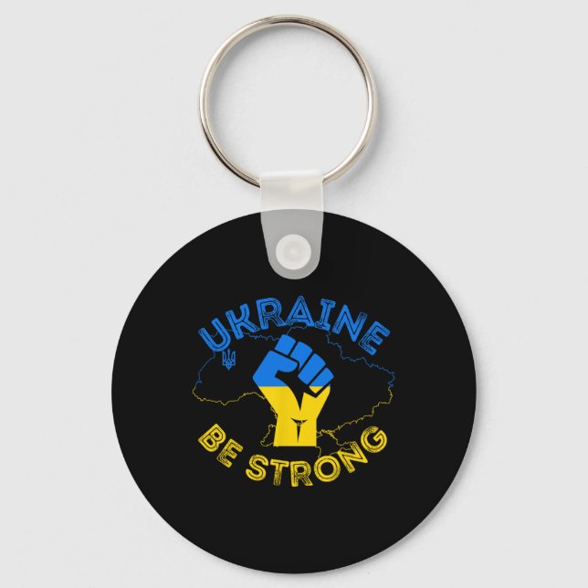 Llavero Ukraine Be Strong Support Ukraine Stand With Ukrai (Anverso)