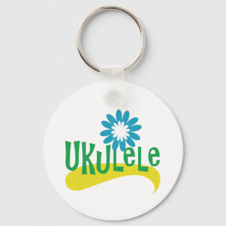 Llavero Ukulele Fun Colorous Flower