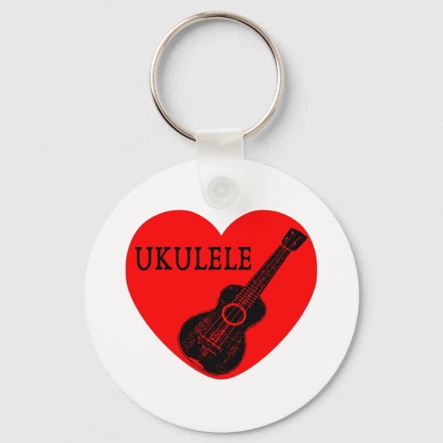 Llavero Ukulele Love (Anverso)