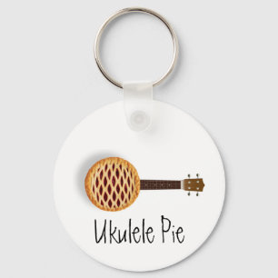 Llavero Ukulele Pie Keychain