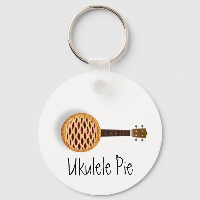 Llavero Ukulele Pie Keychain (Anverso)