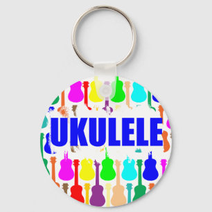 Llavero Ukuleles del arco iris