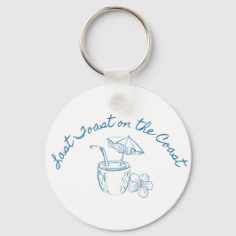 Llavero Último brindis en la costa Diseño para despedida d