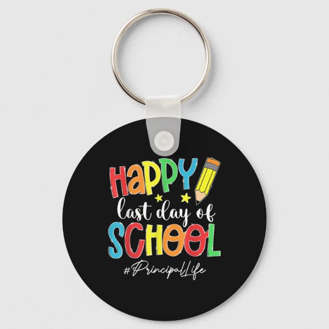 Llavero Último Día De La Escuela Principal Vida Final Del  (Anverso)