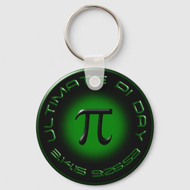 Llavero Último Día Pi 2015 3.14.15 9:26:53 (verde) (Anverso)