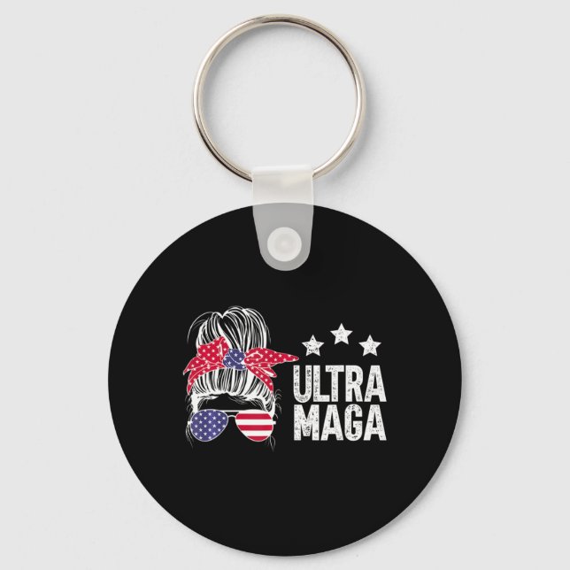 Llavero Ultra Maga Moño Desordenado 5 (Anverso)