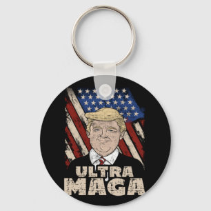 Llavero Ultra Maga Orgulloso Republicano Pro Trump Bandera