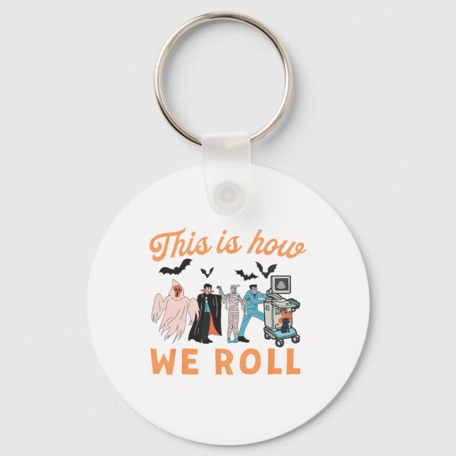 Llavero Ultrasonido Tech Ghosts Sonógrafo Vascular Tech H (Anverso)