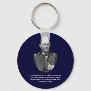Llavero Ulysses S. Grant cita.