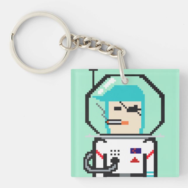 Llavero Umeko Space Colony NFT #21 Taki keychain キーホルダー (Frente)