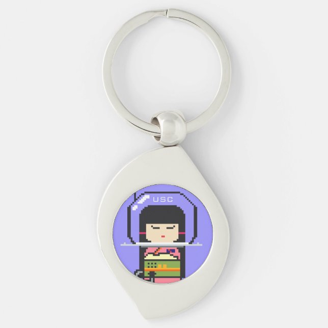 Llavero Umeko Space Colony NFT #47 Sumi keychain (Anverso)