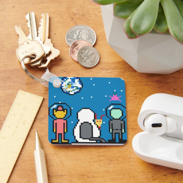 Llavero Umeko Space Colony NFT keychain キーホルダー (Escritorio )