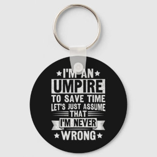Llavero Umpire Funny Sketll Design For An Umpire 
