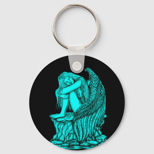 Llavero Un ángel dormido en la piedra (Anverso)