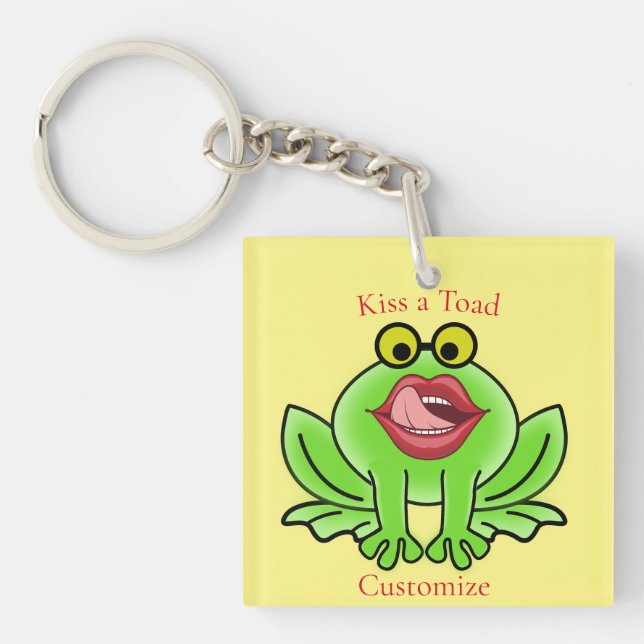 Llavero Un beso gracioso a una toad Thunder_Cove (Frente)
