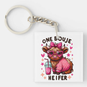 Llavero Un Bouje Heifer - Cute El día de San Valentín Heif