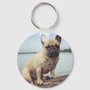 Llavero Un Bulldog francés
