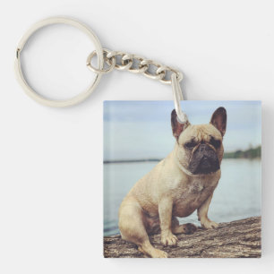 Llavero Un Bulldog francés