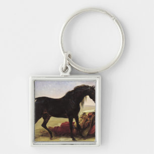 Llavero Un caballo árabe