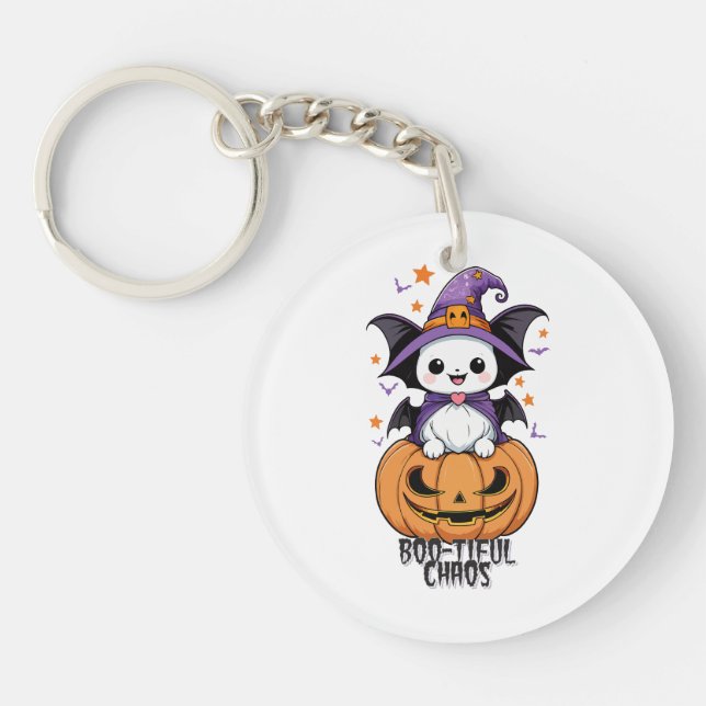 Llavero Un caos espléndido | Batallas, Gorras y calabazas (Frente)