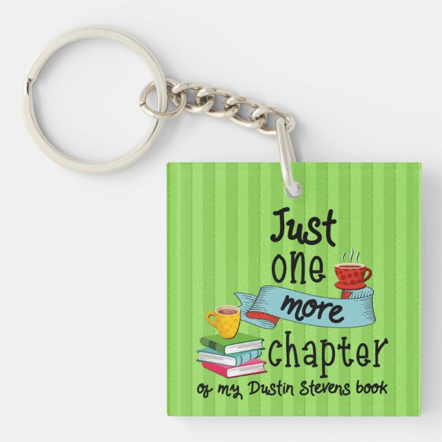 Llavero Un capítulo más de mi libro de Dustin Stevens (Frente)
