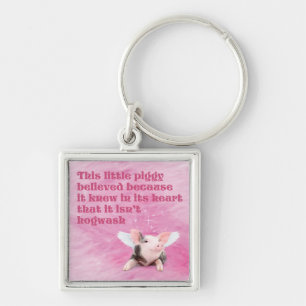 Llavero Un cerdito creía