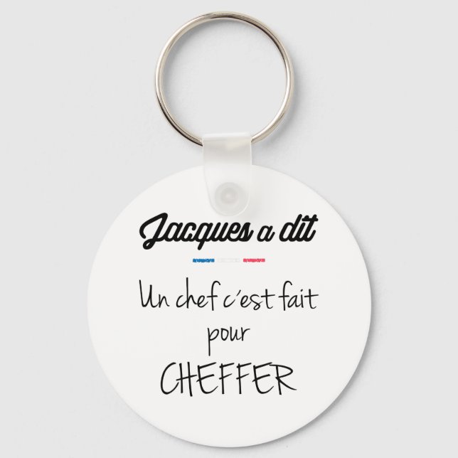 Llavero Un chef c est fait pour cheffer (Anverso)