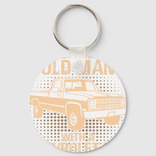Llavero Un Chevrolet C10 Silverado 1987 hombre anciano