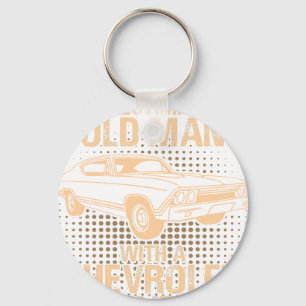 Llavero Un Chevrolet Chevelle 1968 de un anciano