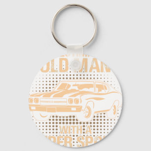 Llavero Un Chevrolet Super Sport Chevelle antiguo de 1970