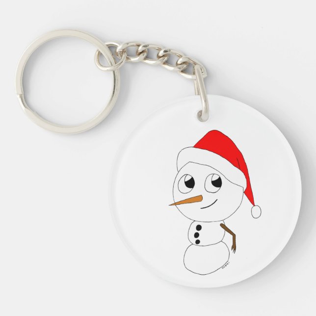 Llavero un chibi snowman (Frente)