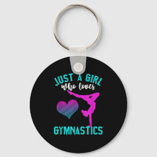 Llavero Un Chica a quien le encanta la gimnasia divertida 