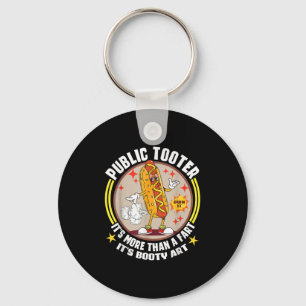 Llavero Un chofer público gracioso Hotdog Fart Chiste Boot