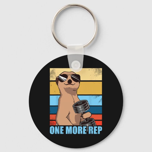 Llavero Un cuerpo divertido de entrenamiento deportivo de  (Anverso)