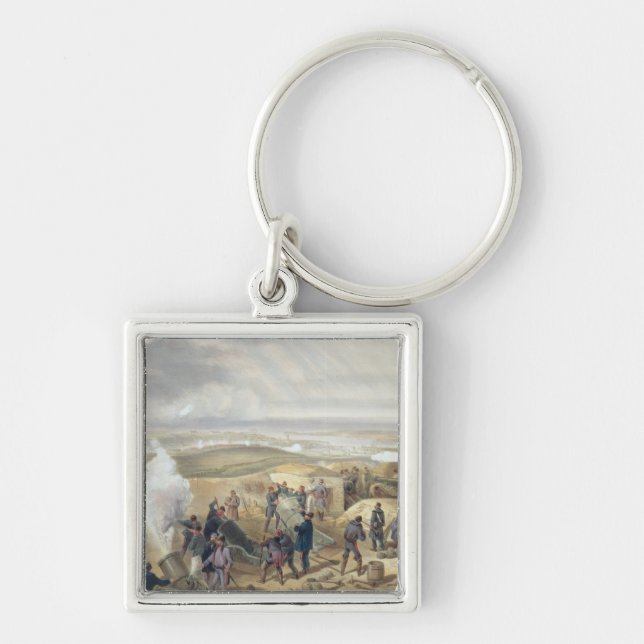 Llavero Un día caliente en las baterías, placa 'de Seat o (Frente)