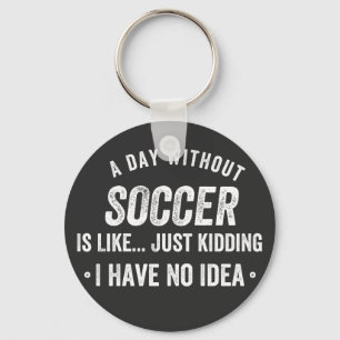 Llavero Un día sin fútbol es como un simple secuestro