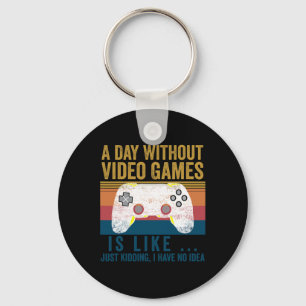 Llavero Un día sin videojuegos divertidos videojuegos